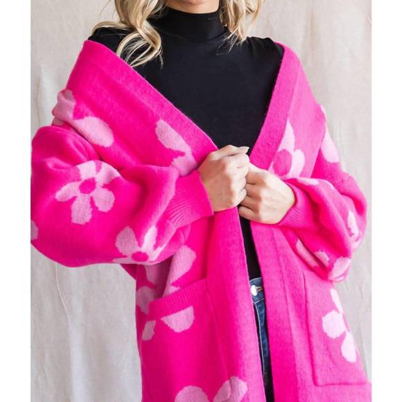 Candy Buttons Pom Detail Sweater - Jodifl
